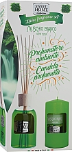 Парфумерія, косметика Набір - Sweet Home Collection White Musk Home Fragrance Set (diffuser/100ml + candle/135g)