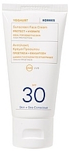 Солнцезащитный крем для лица - Korres Yoghurt Sunscreen Face Cream SPF30 — фото N1