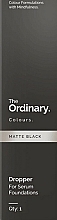 Піпетка для дозування основи сироватки, Matte Black - The Ordinary Dropper For Serum Foundations — фото N2