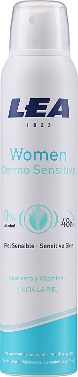Спрей-антиперспірант                                               - Lea Women Dermo Sensitive Deodorant Body Spray — фото N2