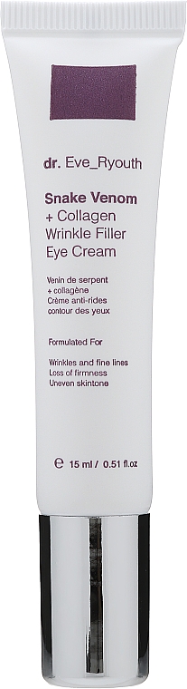 Крем для области вокруг глаз - Dr. Eve_Ryouth Snake Venom + Collagen Wrinkle Filler Eye Cream