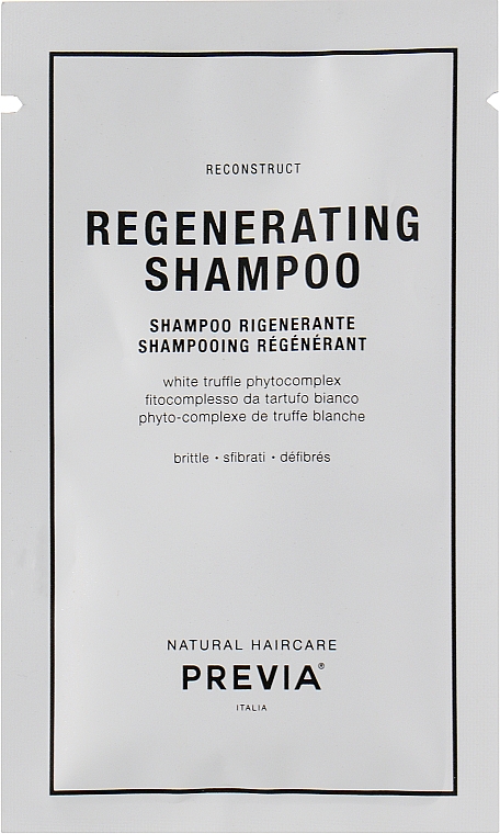 Восстанавливающий шампунь - Previa Reconstruct Regenerating Shampoo — фото N1