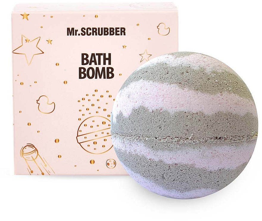 Бомбочка для ванны в подарочной коробке "Ваниль-шоколад" - Mr.Scrubber — фото N1