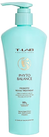 Маска-кондиціонер для волосся з пробіотиками - T-Lab Professional Phyto Balance Probiotic Revive Treatment — фото N1