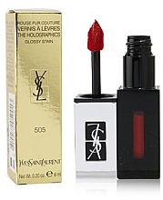 Парфумерія, косметика Помада для губ - Yves Saint Laurent Rouge Pure Couture Vernis A Levres The Holographics Glossy Stain