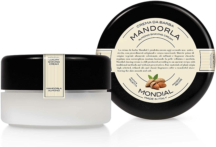 Крем для гоління "Mandorla" - Mondial Almong Shaving Cream — фото N1