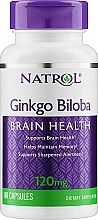 Гінкго Білоба, 120 мг - Natrol Ginkgo Biloba — фото N1