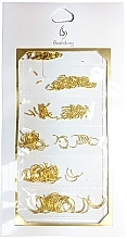 Духи, Парфюмерия, косметика Набор металлических заклепок для ногтей, 6 видов - Nails Molekula