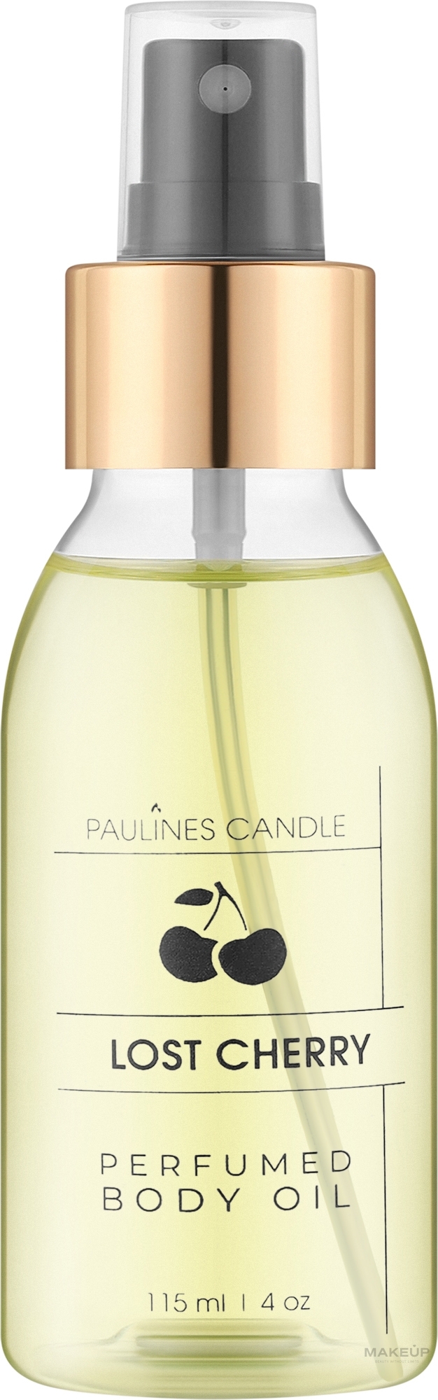 Pauline's Candle Lost Cherry Perfumed Body Oil - Парфумована олія для тіла — фото 115ml