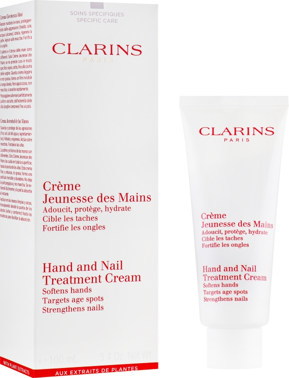 Крем для рук - Clarins Hand & Nail Treatment Cream — фото N2