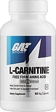 Пищевая добавка "L-карнитин" в капсулах - GAT L-Carnitine Amino Acid Free Form — фото N1