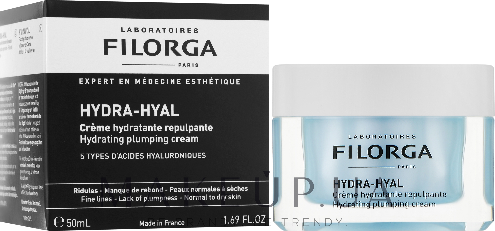 Увлажняющий крем для лица - Filorga Hydra-Hyal Hydrating Plumping Cream — фото 50ml