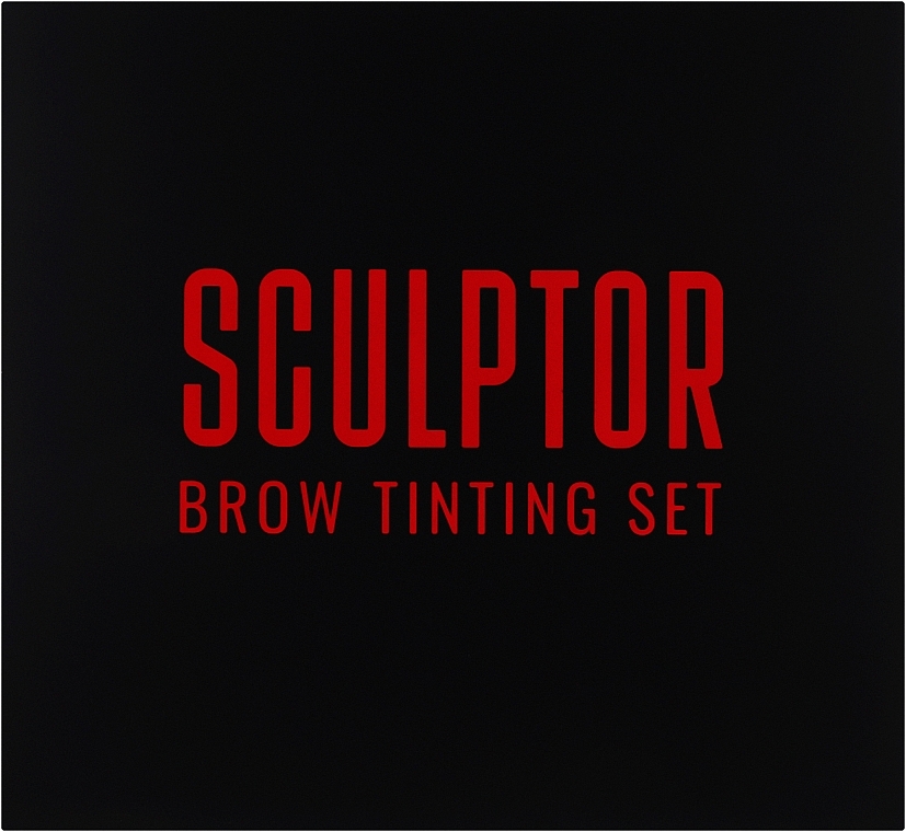 Набір для фарбування брів, 9 продуктів - Sculptor Brow Tinting Set — фото N2