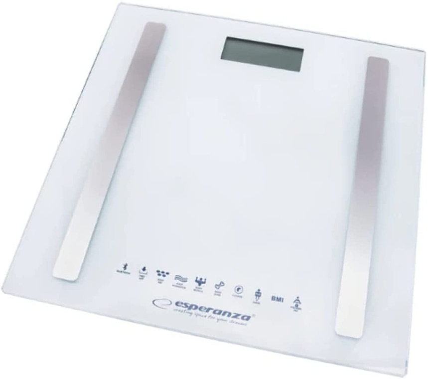 Ваги підлогові, діагностичні, білі - Esperanza 8 In 1 Bluetooth Bathroom Scale B.Fit EBS016W