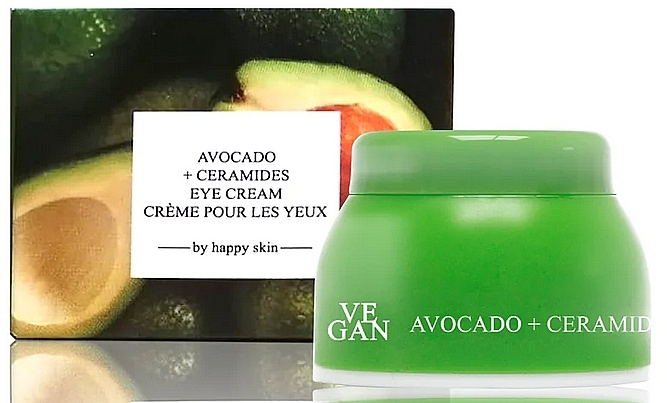 Набор - Vegan By Happy Avocado + Ceramides Eye Cream (eye/cream/3x10ml) — фото N1