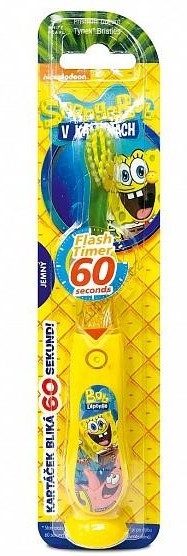 Дитяча зубна щітка з таймером - VitalCare Sponge Bob Toothbrush — фото N1