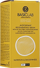 Восстанавливающая сыворотка с антиоксидантами для лица - BasicLab Dermocosmetics Esteticus Face Serum 6% Tetraisopalmitate 0.5% Coenzyme Q10 — фото N4