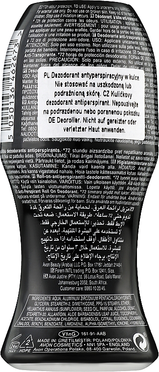 Дезодорант-антиперспирант для мужчин - Avon On Duty Men Max Protection Deodorant Rol On 72H — фото N2