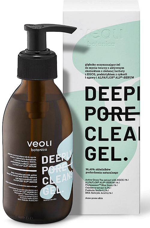 Гель для умывания - Veoli Botanica Deeply Pore Cleansing Gel — фото N1