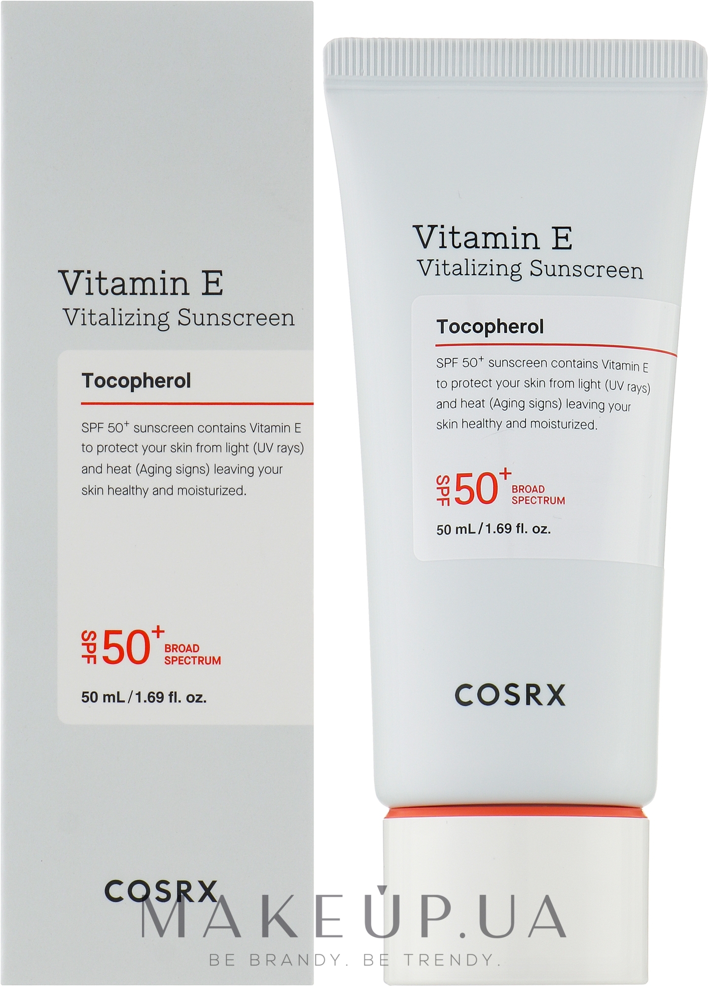 Солнцезащитный крем с витамином Е - Cosrx Vitamin E Vitalizing Sunscreen SPF 50+ — фото 50ml