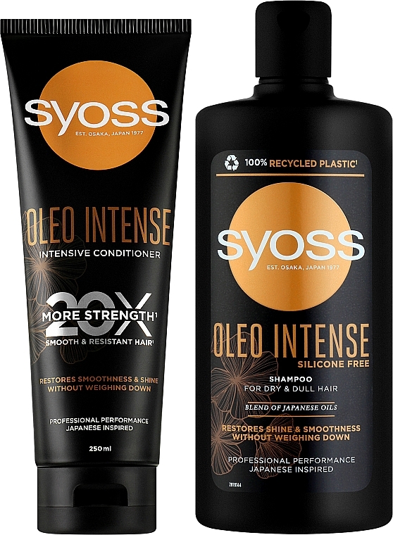 Набор "Oleo Intense" - Syoss (шм/440мл + конд/250мл) — фото N2