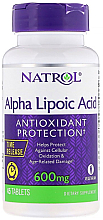 Парфумерія, косметика Альфа-ліпоєва кислота, повільне вивільнення, 600 мг - Natrol Alpha Lipoic Acid