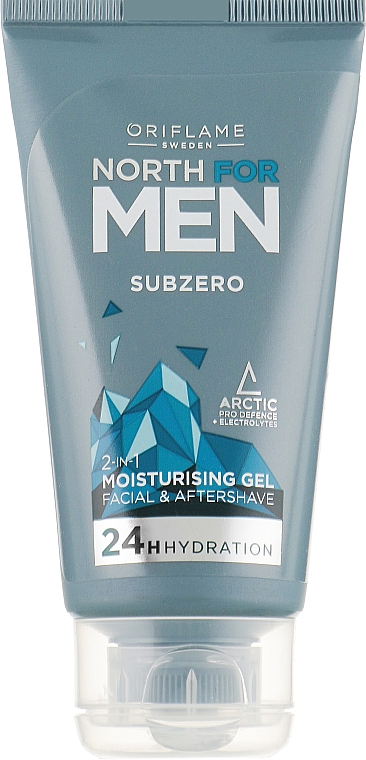 Зволожувальний гель після гоління - Oriflame Subzero North For Men Aftershave Balm — фото N1