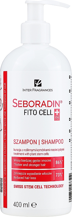 Зміцнювальний шампунь для волосся - Seboradin FitoCell Shampoo — фото N1