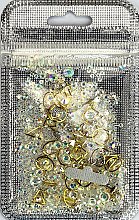 Парфумерія, косметика Набір для декору, хаос мерехтливих кристалів і металевих елементів, 12 шт. - Christian