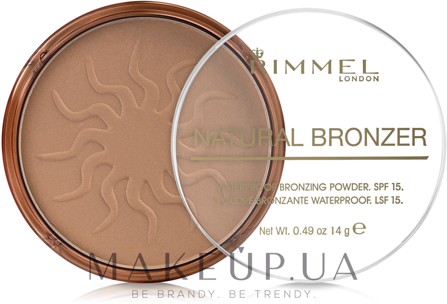 Бронзирующая пудра для лица - Rimmel Natural Bronzer Powder — фото N1
