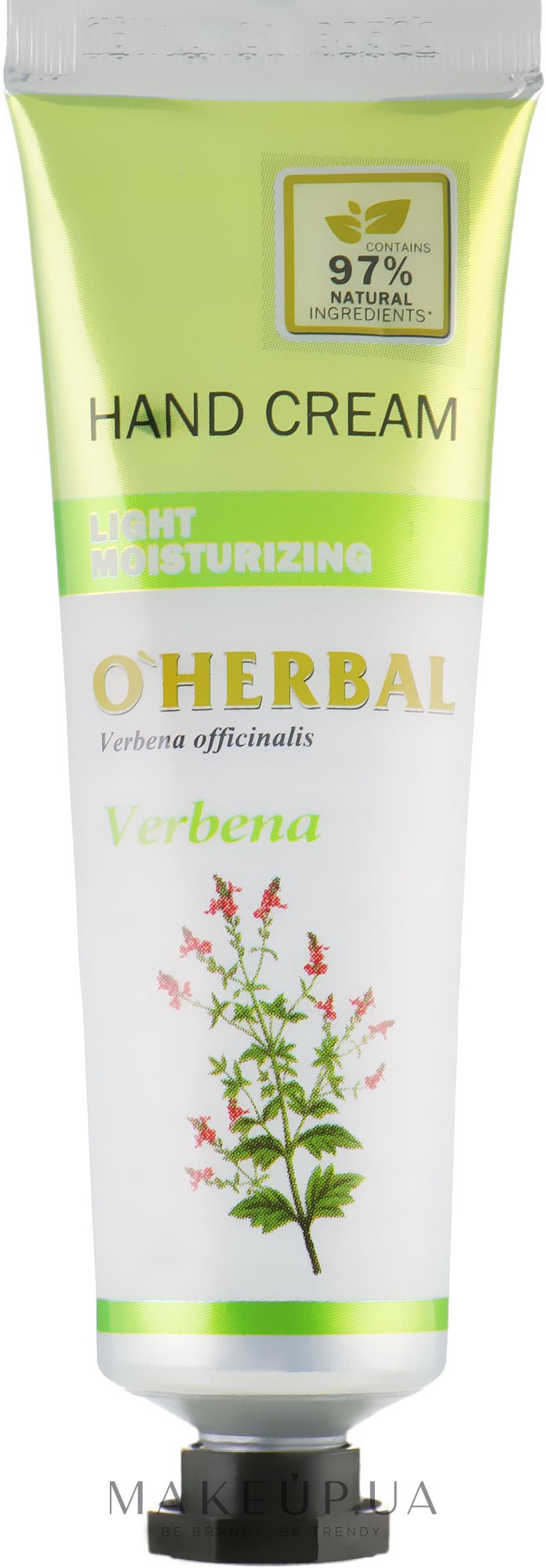 Крем для рук с вербеной - O'Herbal Light Moisturizing Hand Cream Verbena — фото 30ml