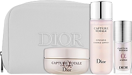 Парфумерія, косметика Набір - Dior Capture Totale Kit (lot/50ml + ser/10ml + cr/50ml + bag/1pc)