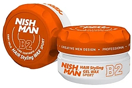 Духи, Парфюмерия, косметика Воск-гель для стилизации волос - Nishman Hair Styling Gel Wax B2 Sport