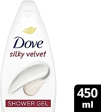 Гель для душу "Шовковистий оксамит" - Dove Silky Velvet Shower Gel — фото N3