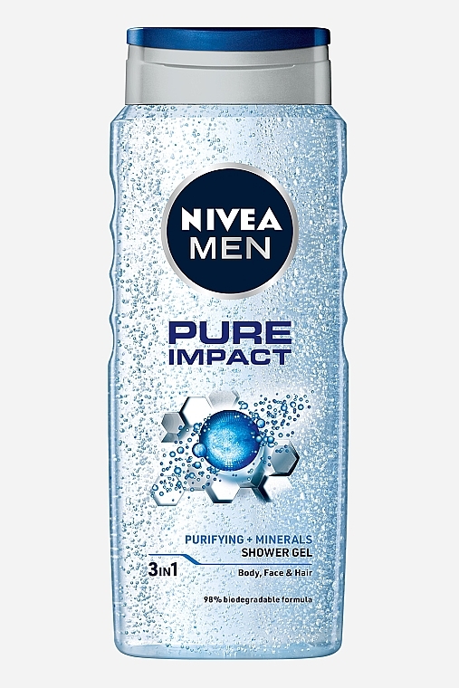 Гель для душа - NIVEA MEN PURE IMPACT Shower Gel