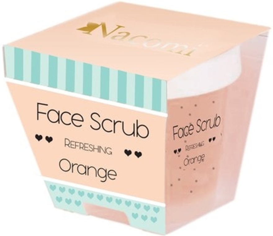 Скраб для обличчя і губ "Апельсин" - Nacomi Refreshing Face Orange — фото N1