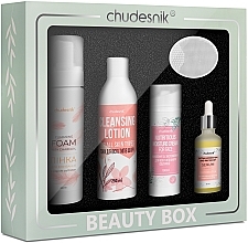 Бьюти набор для ежедневного ухода за лицом, для всех типов кожи, 5 продуктов - Chudesnik Beauty Box — фото N2