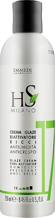 Крем для кудрей - HS Milano Glaze Cream Curl Activator