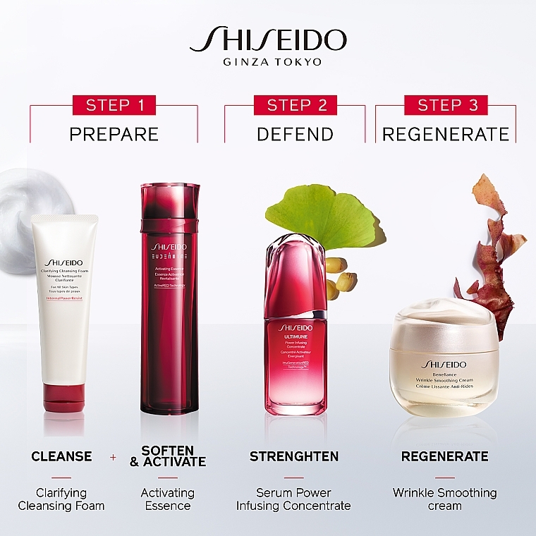 Питательный крем для лица, разглаживающий морщины - Shiseido Benefiance Wrinkle Smoothing Cream Enriched — фото N6