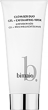 Духи, Парфюмерия, косметика Двойное очищающее средство - Bimaio Cleanser Duo Gel+Exfoliating Mask