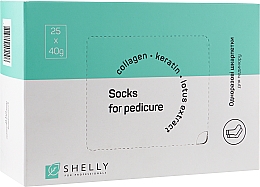 Одноразові шкарпетки для педикюру з емульсією - Shelly — фото N4
