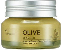 Парфумерія, косметика Зволожуючий крем для обличчя - The Face Shop Olive Esential Cream