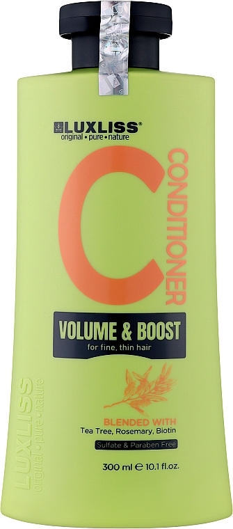 Кондиціонер для об'єму волосся - Luxliss Volume&Boost Conditioner — фото N1