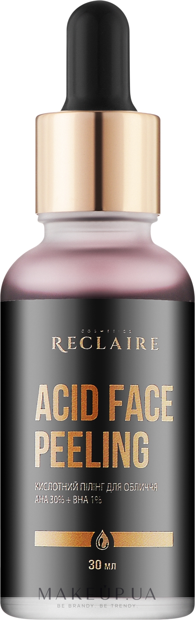 Кислотний пілінг для обличчя AHA 30% + BHA 1% - Reclaire Acid Face Peelling — фото 30ml