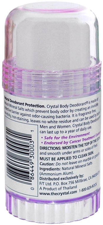 最前線の TOMYCrystal Body Deodorant, ミネラルデオドラントスティック 無香料 1.5 oz 40 g