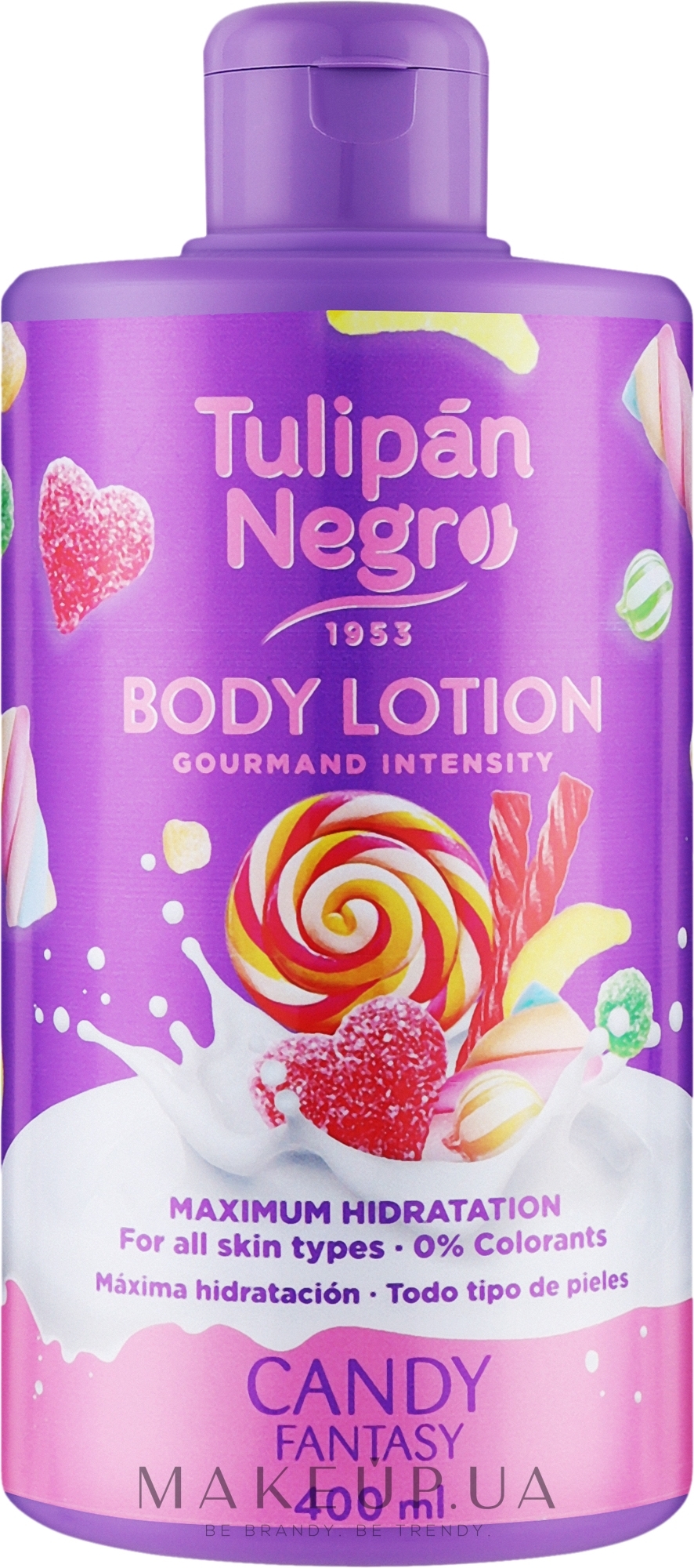 Лосьйон для тіла "Цукеркова фантазія" - Tulipan Negro Candy Fantasy Body Lotion — фото 400ml