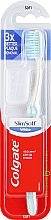 Зубная щетка, мягкая, бирюзовая 2 - Colgate Slim Soft White 0.01 mm — фото N1