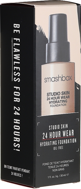 Тональная основа - Smashbox Studio Skin 24 Hour Wear Hydrating Foundation — фото N2