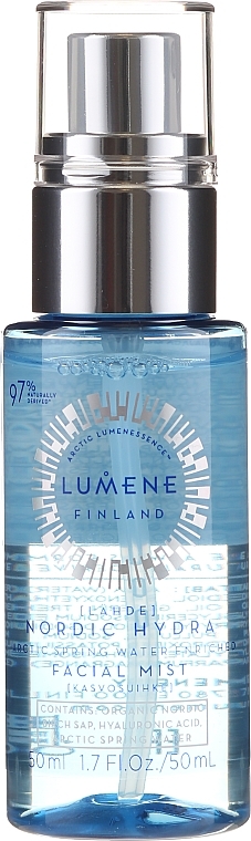 Зволожувальний та освіжальний серпанок для обличчя - Lumene Lahde Pure Arctic Hydration Spring Water Mist — фото N1