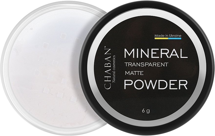 Минеральная пудра для лица - Chaban Natural Cosmetics Mineral Powder